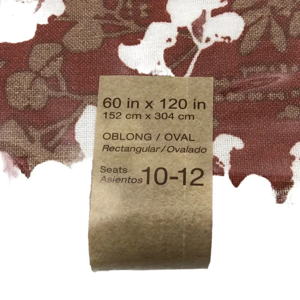 AUTUMN FOLIAGE OBLONG/OVAL‎ TABLECLOTH 60
